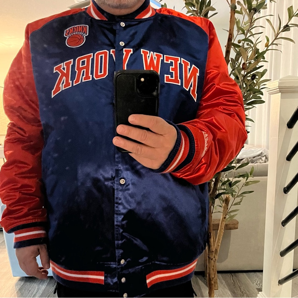 New York Blue and Red Jacket . Dead stock hard to find… GO KNICKS!